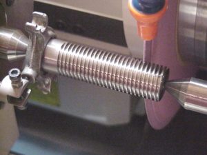 Non-round grinding applications including threads and ball screws